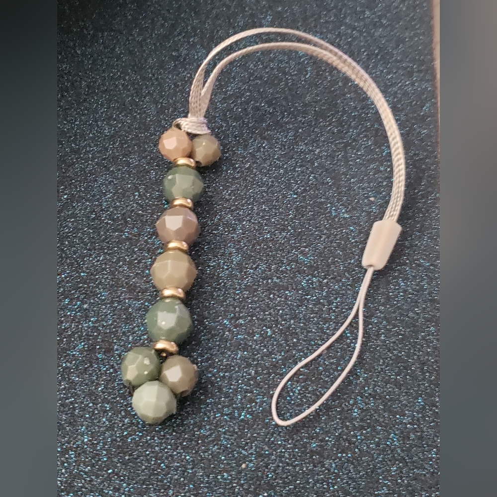 Beaded Phone Charm